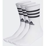 adidas - 3-Stripes - Gevoerde Sokken - Wit - Katoenmix - 3 Paar