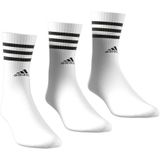 adidas - 3-Stripes - Gevoerde Sokken - Wit - Katoenmix - 3 Paar