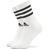adidas - 3-Stripes - Gevoerde Sokken - Wit - Katoenmix - 3 Paar