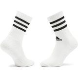 adidas - 3-Stripes - Gevoerde Sokken - Wit - Katoenmix - 3 Paar