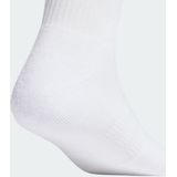 adidas Uniseks-Kind Cushioned Crew Socks 3 Pairs, White/Black, 4-5 Years