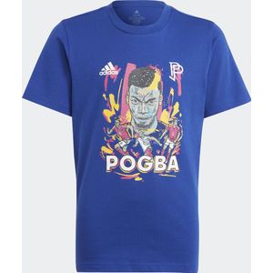 adidas Performance Pogba Graphic T-shirt - Kinderen - Blauw - 152
