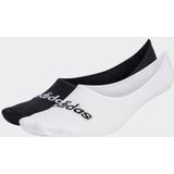 adidas - Sportswear Thin Linear - Ballerina Sokken - Wit - 2 Paar - 69% Katoen