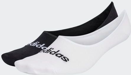 adidas - Sportswear Thin Linear - Ballerina Sokken - Wit - 2 Paar - 69% Katoen