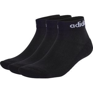 adidas - Enkelsokken - Wit/Zwart - 3-Pack