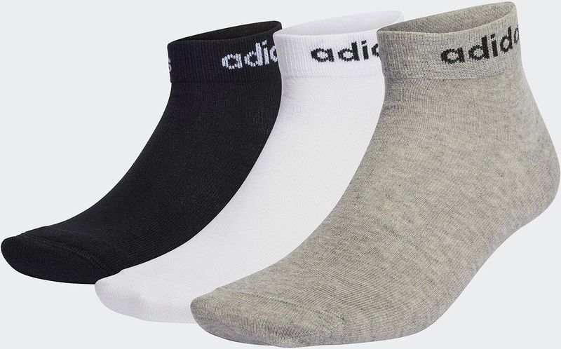 Adidas - T-LIN ANKLE 3P - Enkelsokken - Meerkleurig - Uniseks