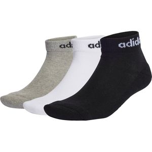 adidas - Enkelsokken - Zwart - Katoen/Polyester/Nylon - Drie Paar