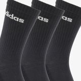 adidas - Sportswear Linear - Gevoerde Sokken - Zwart - 3 Paar