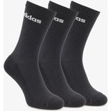 adidas - Sportswear Linear - Gevoerde Sokken - Zwart - 3 Paar