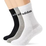 adidas - Sportswear Linear - Gevoerde Sokken - Grijs - 3 Paar