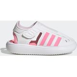 Adidas closed-toe summer watersandalen in de kleur wit.