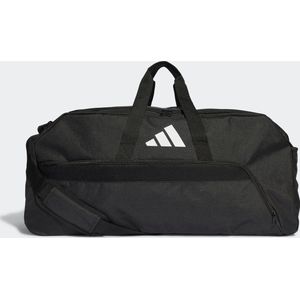 Adidas Unisex Duffel Tiro L Duffle L, zwart/wit, HS9754, maat NS, zwart/wit, NS, sport, Zwart/Wit, NS, Sports