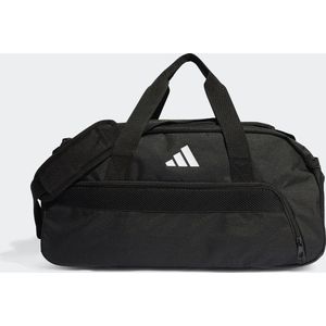 Adidas Tiro S canvas tas, zwart/wit, NS, sport