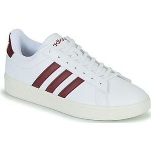 adidas Grand Court 2.0 Sneakers voor heren, Ftwr White Shadow Red Off White, 36.50 EU