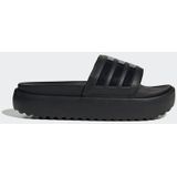 adidas Sportswear adilette Platform Badslippers - Unisex - Zwart- 40 1/2