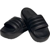 Adidas Adilette Platform - Badslippers - Zwart - Synthetisch - EVA-Platform