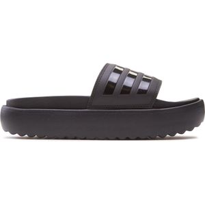 Adidas - Adilette Platform - Badslippers - Zwart - Synthetisch