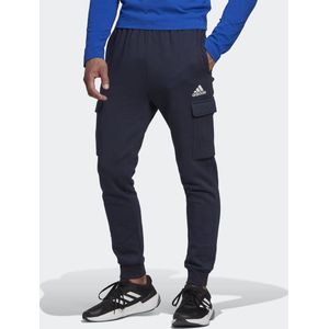adidas Sportswear Essentials Fleece Regular Tapered Cargo Broek - Heren - Grijs