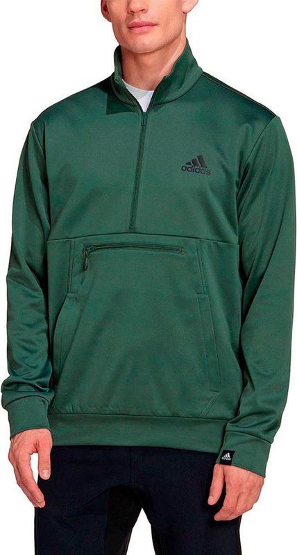 Adidas Gg Sl Halve Rits Sweatshirt Groen Man