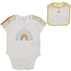 adidas Performance Cadeaubox - Romper/Babyslabbetje - I 3S - Wit - adidas Performance - 74 - Romper S/S