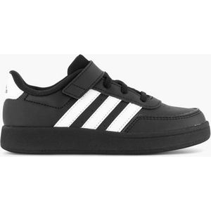 adidas Breaknet Lifestyle Court Elastic Lace and Top Strap Sneakers uniseks-kind, Core Black/Ftwr White/Ftwr White, 32 EU