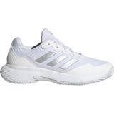 adidas Gamecourt 2.0 Tennis Sneakers dames, ftwr white/silver met./ftwr white, 41 1/3 EU