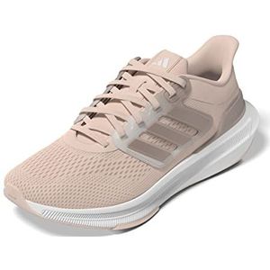 adidas Ultrabounce schoenen, hardloopschoenen voor dames, Wonder Quartz Taupe Met Ftwr White, 38 EU