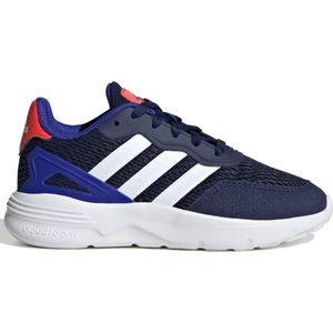 adidas Nebzed K, gymschoenen voor kinderen en jongens, Veelkleurig donkerblauw Ftwr Wit Lucid Blauw, 37 1/3 EU