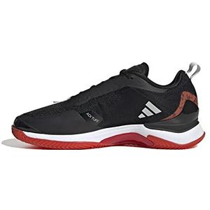 adidas Avacourt Clay, damessneakers, Core Black Taupe Met Better Scarlet, 38 EU