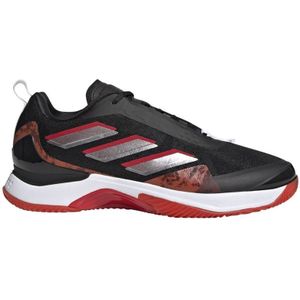 adidas Avacourt Clay, damessneakers, Core Black Taupe Met Better Scarlet, 39.5 EU