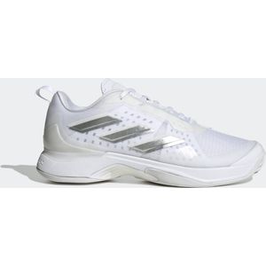 adidas Avacourt tennisschoenen voor dames, Ftwr Wit Zilver Met Ftwr Wit, 39.5 EU
