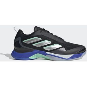 adidas Avacourt, tennisschoenen voor dames, Core Black Silver Met Lucid Blue, 36.5 EU