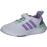 adidas Racer Tr21 C jongens Sneaker Sneaker,Ftwr White Violet Fusion Pulse Mint,31.5 EU