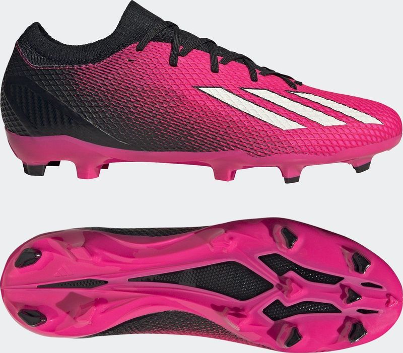 adidas Performance X Speedportal.3 Firm Ground Voetbalschoenen - Unisex - Roze- 44 2/3