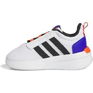 adidas Racer Tr21 K Hardloopschoenen voor kinderen, uniseks, Ftwr White Core Black Lucid Blue