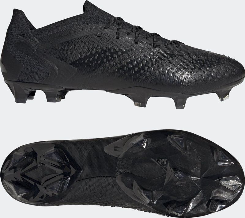 Adidas - Predator Accuracy.1 L Fg Voetbalschoenen - Zwart - HybridTouch - Gerecycled Materiaal