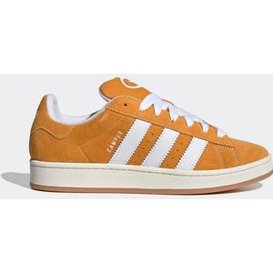 Adidas, Oranje Suède Veterschoenen Rubberen Zool Oranje, Heren, Maat:36 1/2 EU