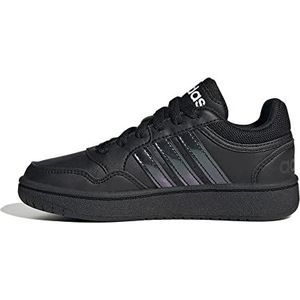 adidas Uniseks-Kind Hoops Sneakers, Core Black/Core Black/Ftwr White, 35 EU