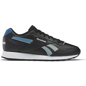 Reebok Unisex Glide Sneaker, Kern Zwart Steely Blue Zeespray, 39 EU