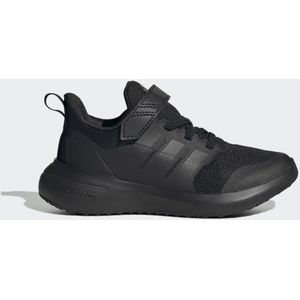 adidas Fortarun 2.0 Cloudfoam Elastic Lace Top Strap Schoenen, uniseks sneakers voor kinderen en jongens, Core Black Core Black Carbon, 35.5 EU