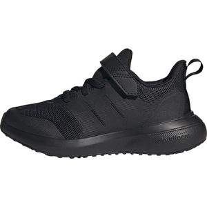 adidas Fortarun 2.0 Cloudfoam Elastic Lace Top Strap Schoenen, uniseks sneakers voor kinderen en jongens, Core Black Core Black Carbon, 35.5 EU