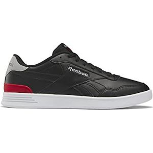 Reebok Unisex Court Advance Clip Sneaker, Core Black Pure Grey 3 Vector Rood, 38.5 EU
