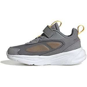 adidas Ozelle El K Sneakers, Grey Three/Silver Met./Solar Gold, 39 1/3 EU, Grijs Drie Zilver Met Zonne-Goud