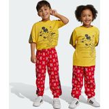 Adidas Lk Disney Broek - Katoenen Jacquard - Losse Pasvorm - Zwart