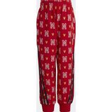 Adidas Lk Disney Broek - Katoenen Jacquard - Losse Pasvorm - Zwart