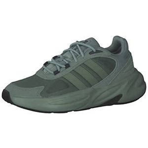 adidas Ozelle Cloudfoam heren Sneakers, Zilver Groen Zilver Groen Zwart Blauw Met, 38 EU