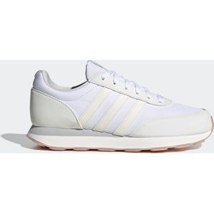 adidas Run 60s 3.0 Lifestyle Running dames hardloopschoenen, ftwr white/chalk white/crystal white, 38 2/3 EU