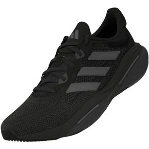 adidas Solarglide 6 W, schoenen Low (zonder voetbal) voor dames, Core Black Grey Six Carbon, 39.5 EU