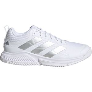 adidas Court Team Bounce 2.0 dames Sneakers,ftwr white/silver met./grey one,41 1/3 EU