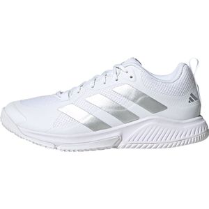 adidas Court Team Bounce 2.0 Sneakers voor dames, Ftwr White Silver Met Grey One